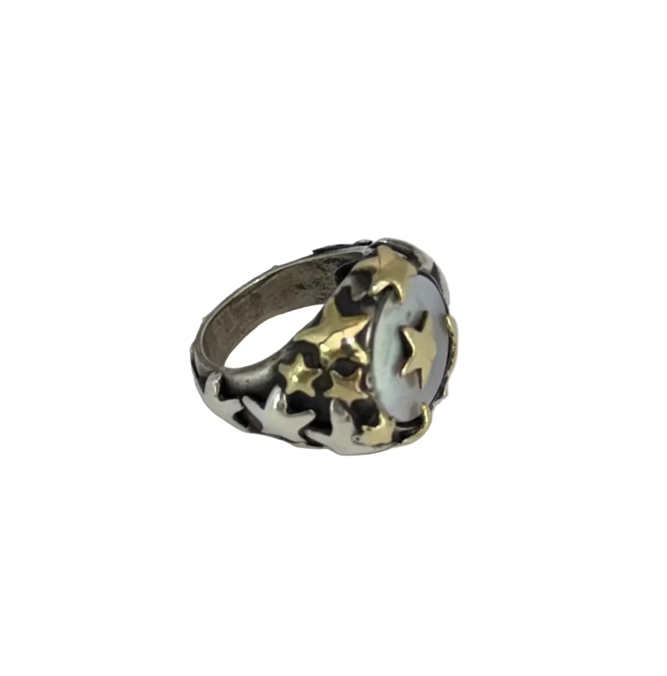 Anello Madreperla con Stelle
