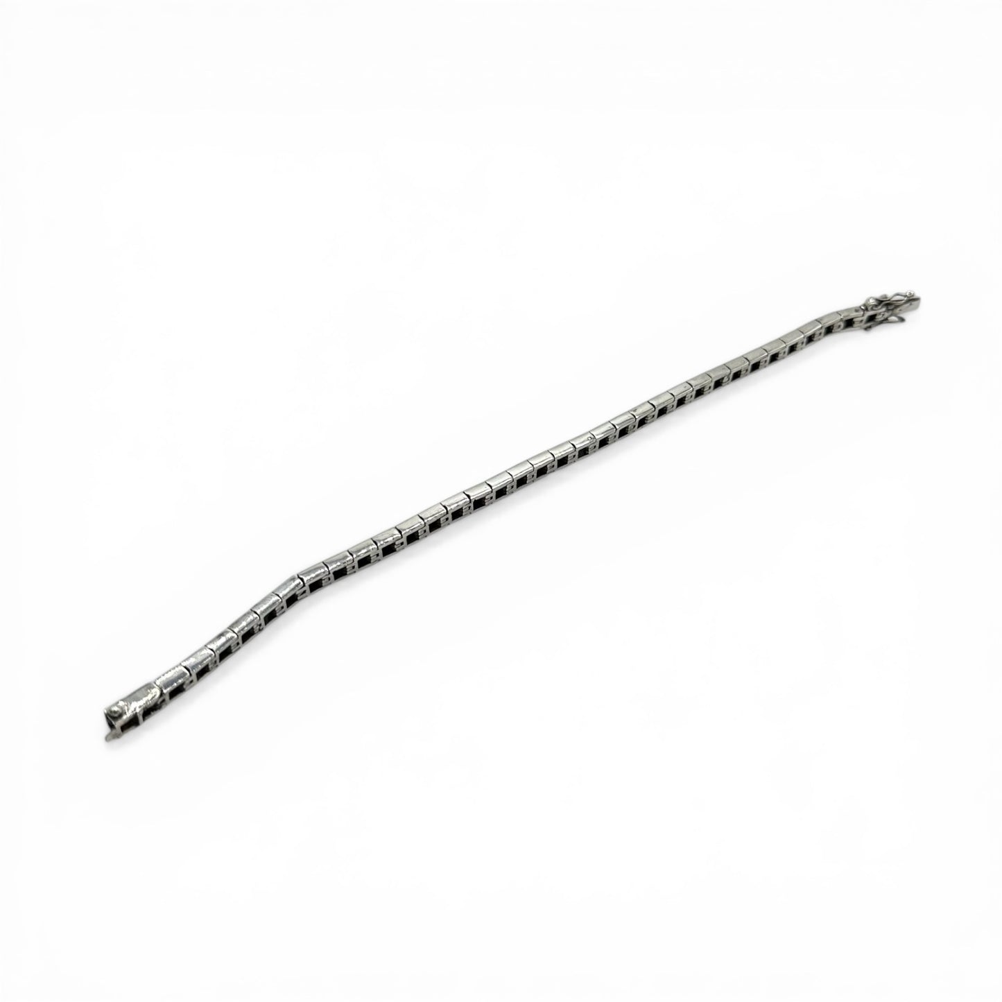Bracciale Argento Maglia Tennis