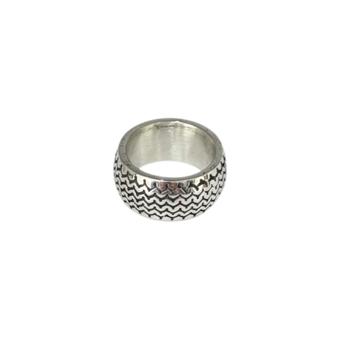 Fascia Argento Intarsata