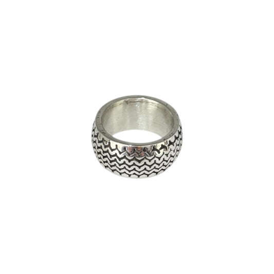 Fascia Argento Intarsata