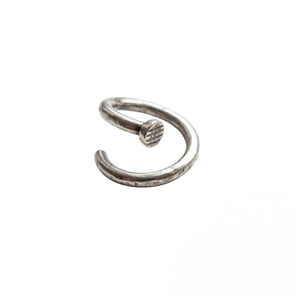 Anello Chiodo Regolabile in Argento 925
