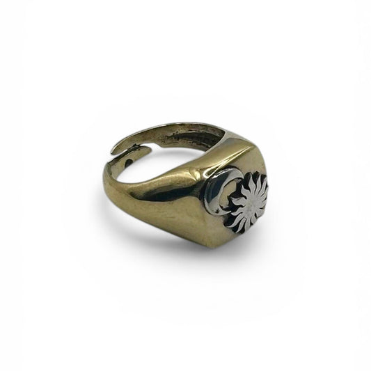 Anello Luna e Sole in Bronzo