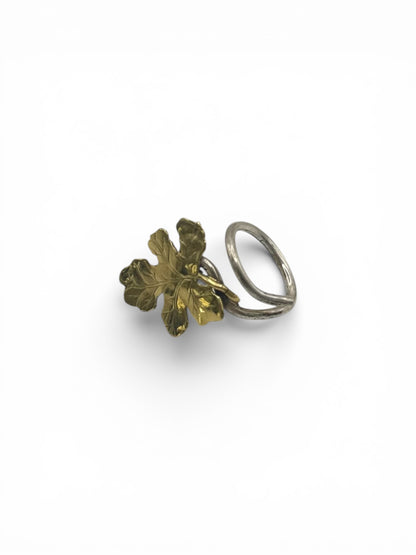Anello Foglia regolabile
