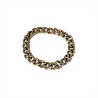Bracciale Maglia ovale Argento e Bronzo