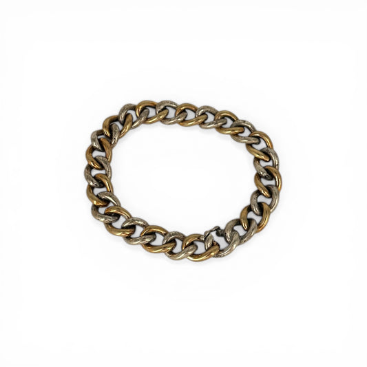 Bracciale Maglia ovale Argento e Bronzo