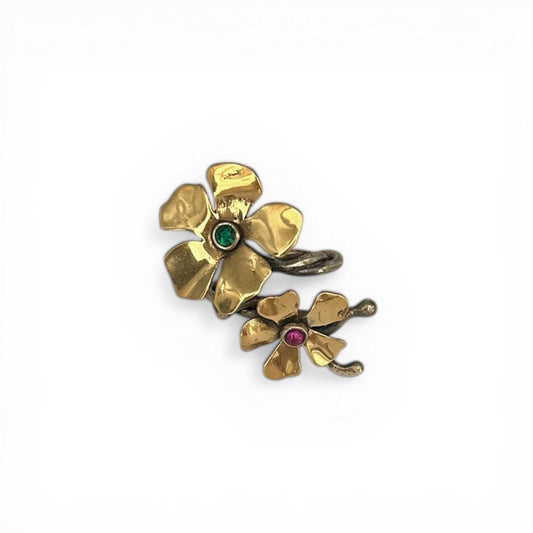 Anello Fiori Regolabile