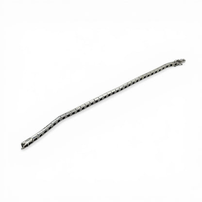 Bracciale Argento Maglia Tennis