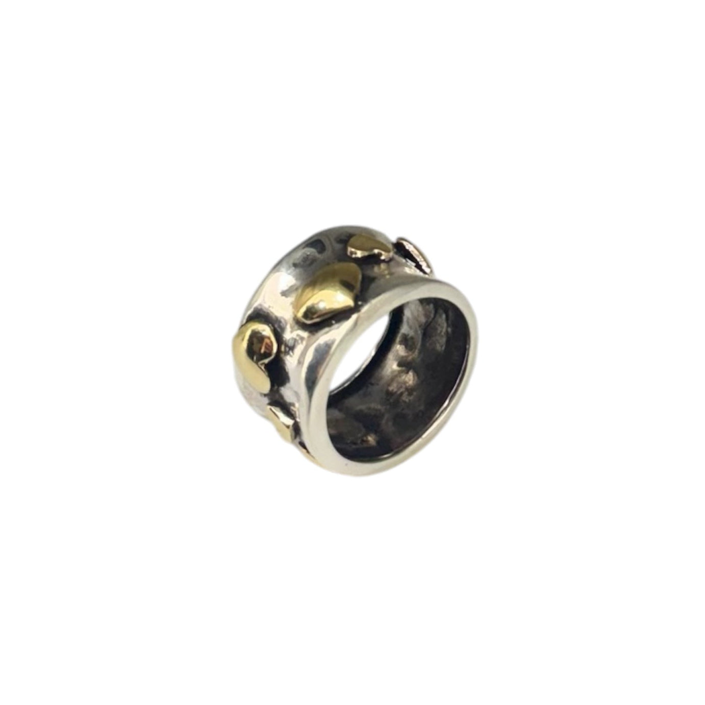 Fascia argento con Cuori