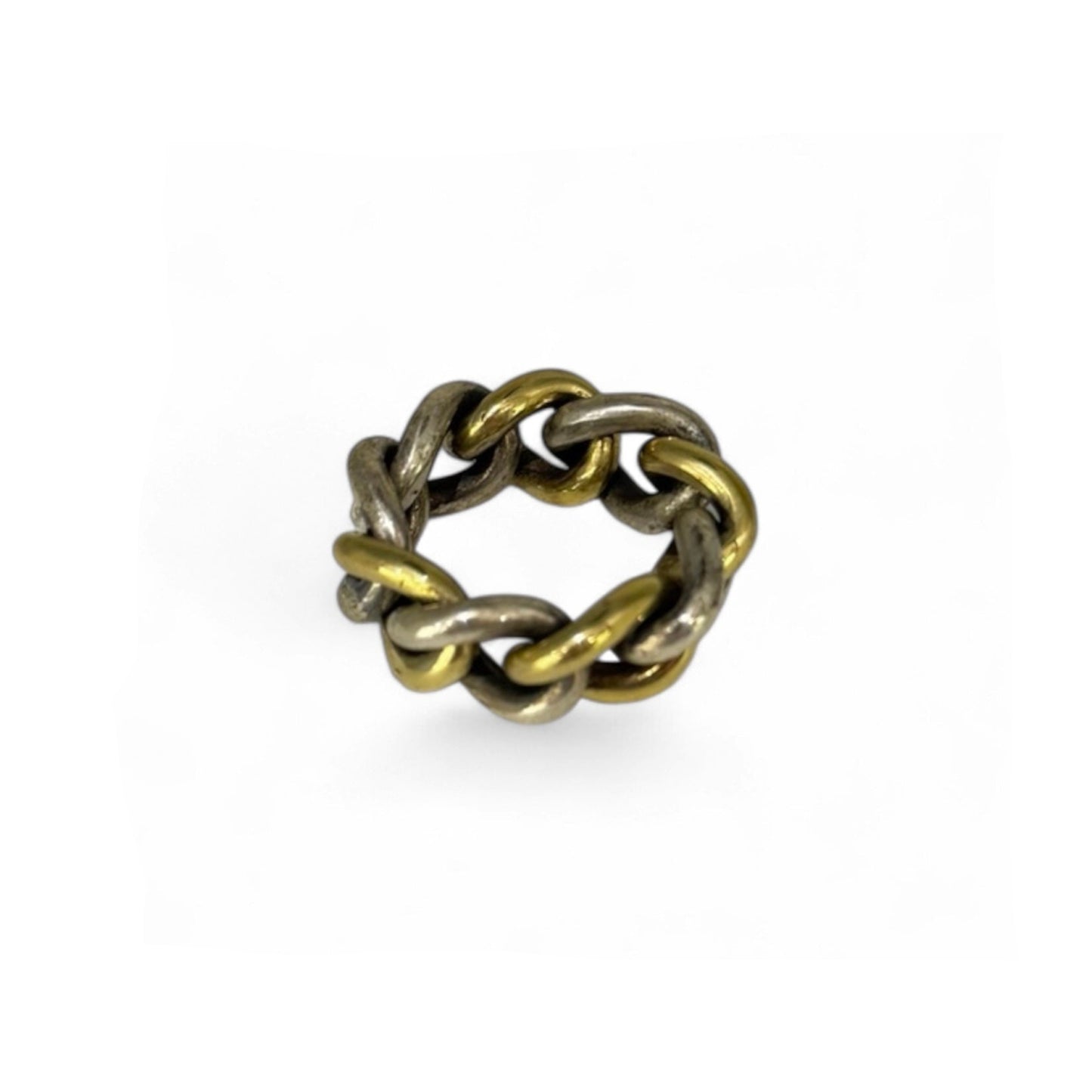 Anello Groumette Argento e Bronzo