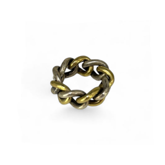 Anello Groumette Argento e Bronzo