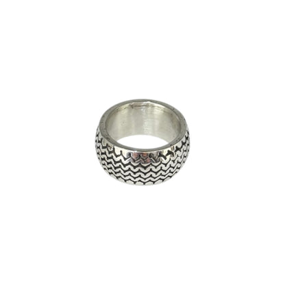 Fascia Argento Intarsata